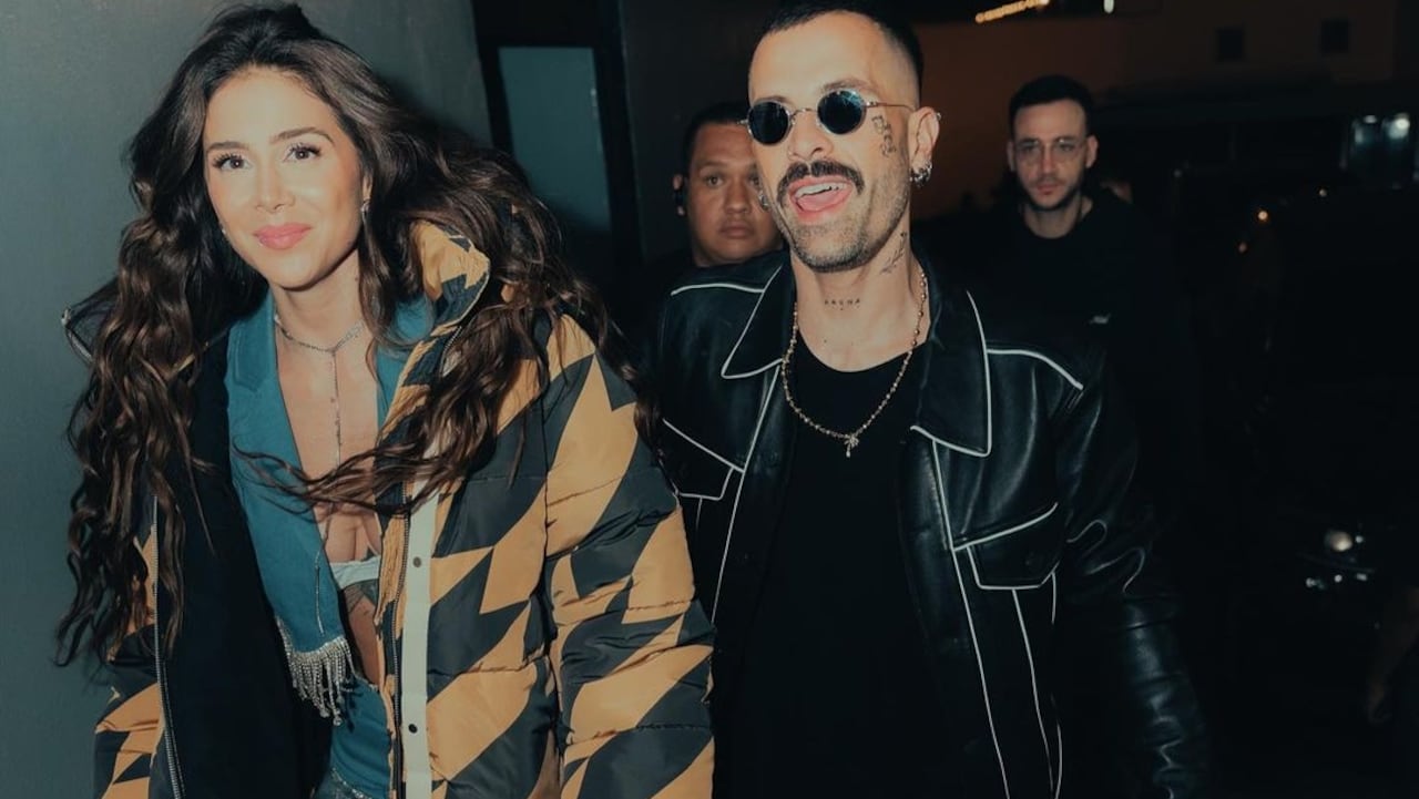 Greeicy Rendón y Mike Bahía en medio de su gira por Latinoamérica