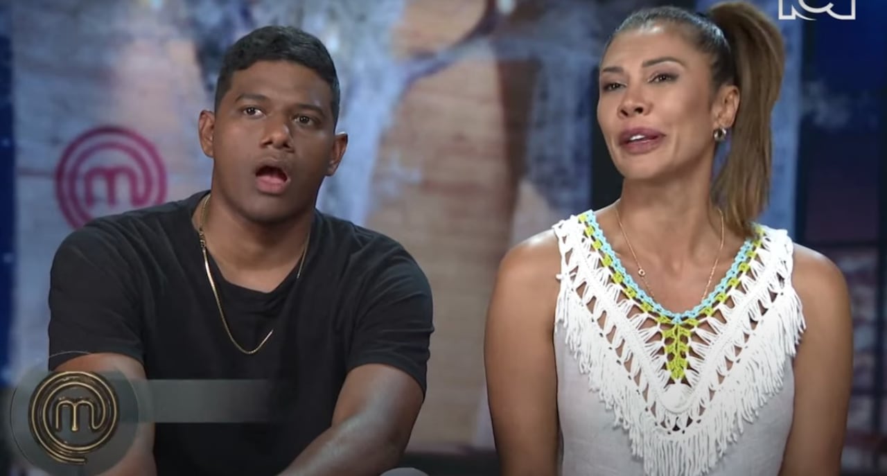 Los dos famosos participante en Masterchef