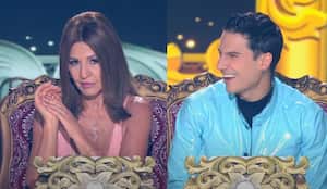 La 'Diva' y el cantante tuvieron un cruce de opiniones.