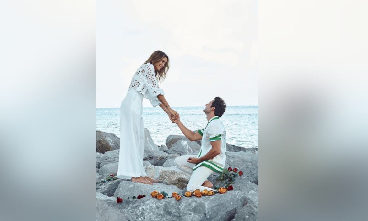 La pareja de Ospina es un actor y realizador de videos venezolano llamado Gabriel Coronel.