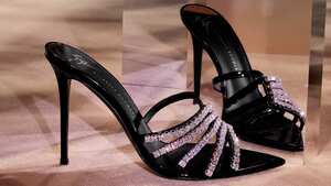 Tendencias de zapatos en la Semana de la Moda en Milán.