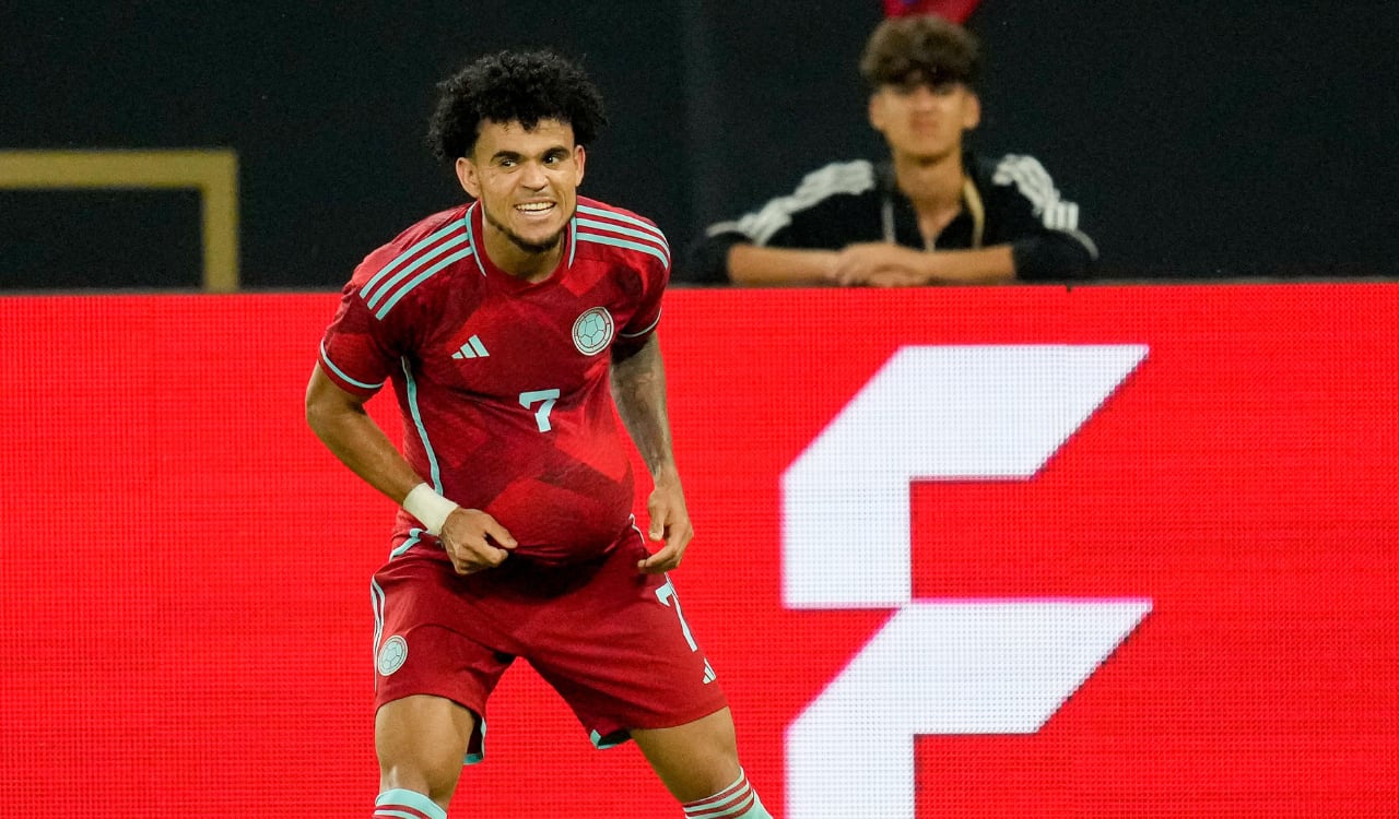 Luis Díaz anunció con gol ante Alemania de su segundo hijo.