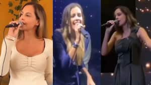 Laura Acuña cantando