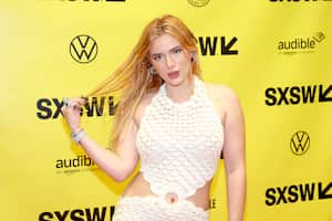 AUSTIN, TEXAS - MARCH 19: Bella Thorne attends the "Cannabis Evolution: Culture, Equity & Opportunity" panel during the 2022 SXSW Conference and Festivals at Austin Convention Center on March 19, 2022 in Austin, Texas. (Photo by Gary Miller/Getty Images for Glass House Brands)