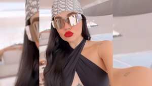 La 'influencer' vivió un vergonzoso momento.