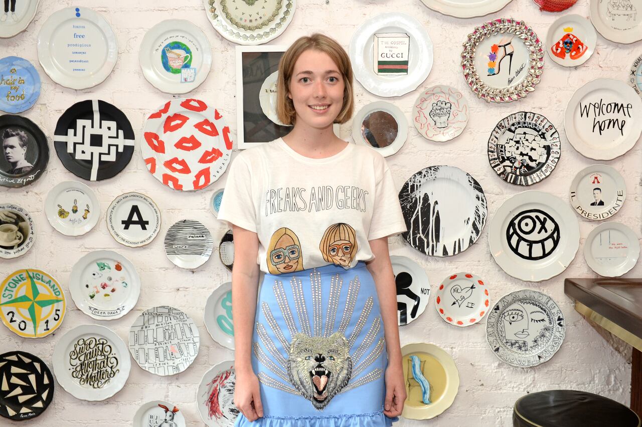 NEW YORK, NY - MAY 18: Artist Angelica Hicks attends the Gucci x Angelica Hicks private dinner celebration on May 18, 2017 in New York City. (Photo by Andrew Toth/Getty Images for Gucci)