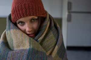 Personas  que sufren de frío