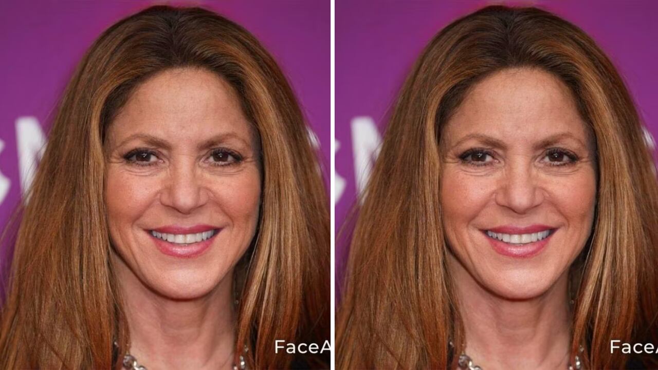 Inteligencia Artificial muestra cómo se verá Shakira a los 60