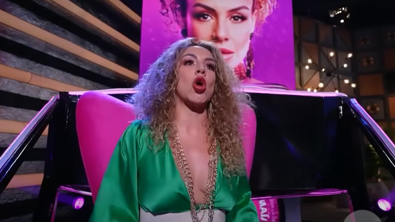 Maía se mostró furiosa por la actitud del participante tras haber dejado a Gusi cantando solo.