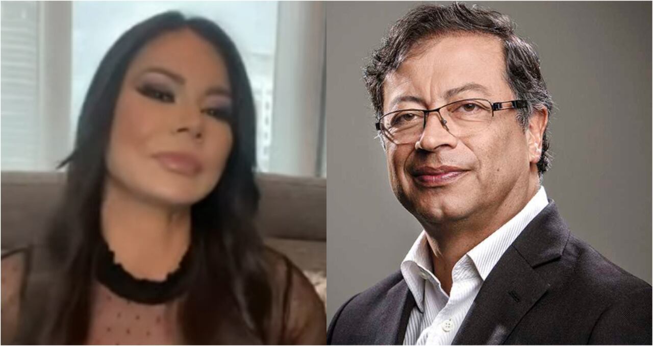 Esperanza Gómez, actriz del cine para adultos. Y Gustavo Petro, nuevo presidente de los colombianos