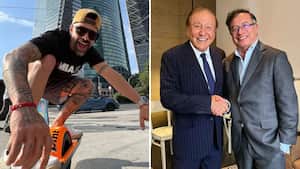 Mike Bahía, Gustavo Petro y Rodolfo Hernández