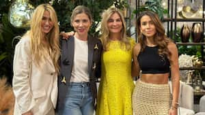 Mercedes Campuzano, diseñadora; Leonor Hoyos, directora de Ferias de Inexmoda; Patricia Vélez, creadora de Ambiente Living; Laura Cadavid, creadora de la marca Zelma.