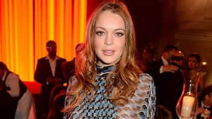 LONDON, ENGLAND - APRIL 08: Lindsay Lohan attends the 6th Annual Asian Awards at The Grosvenor House Hotel on April 8, 2016 in London, England. (Photo by David M. Benett/Dave Benett/Getty Images )