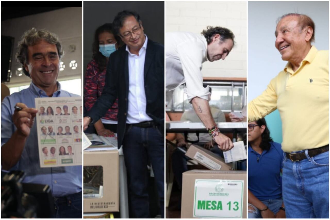 Candidatos a la presidencia.