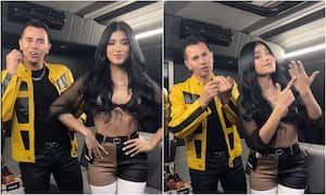 Jhonny Rivera y Jenny López.