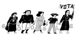 Doodle de Google en homenaje a Elena Caffarena.