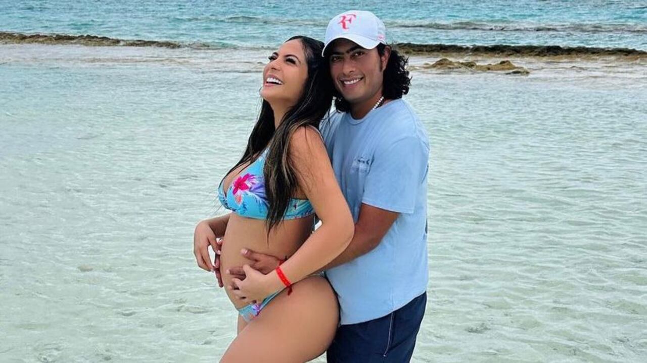 Laura Ojeda y Nicolás Petro en San Andrés.