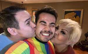 'La Gorda' Fabiola', 'Polilla' y su hijo.