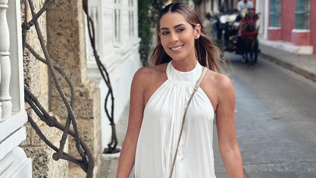 Carolina Soto pasea por las calles de Cartagena por su cumpleaños