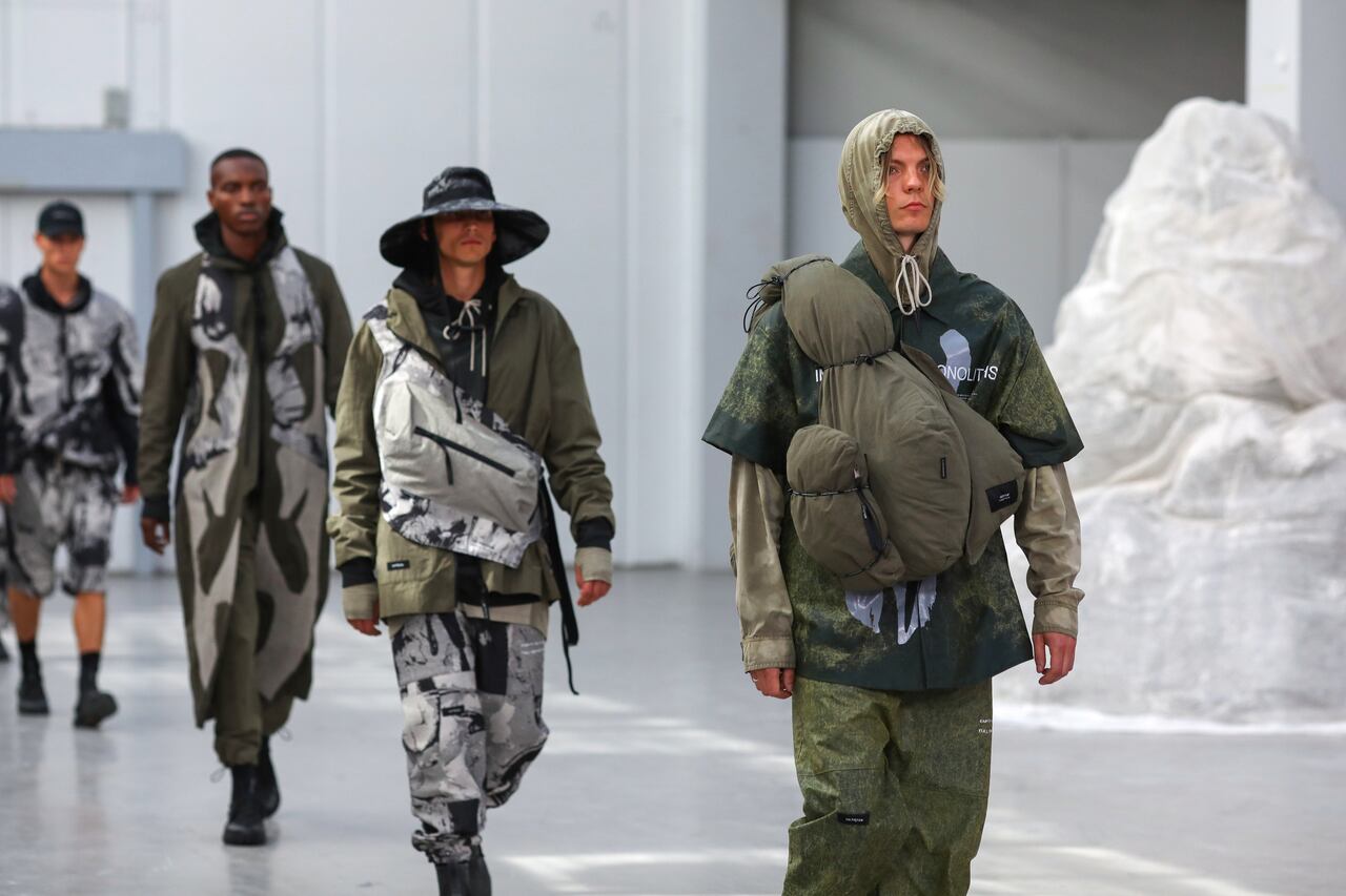 Modelos en una de las pasarelas del Copenhagen Fashion Week 2023.