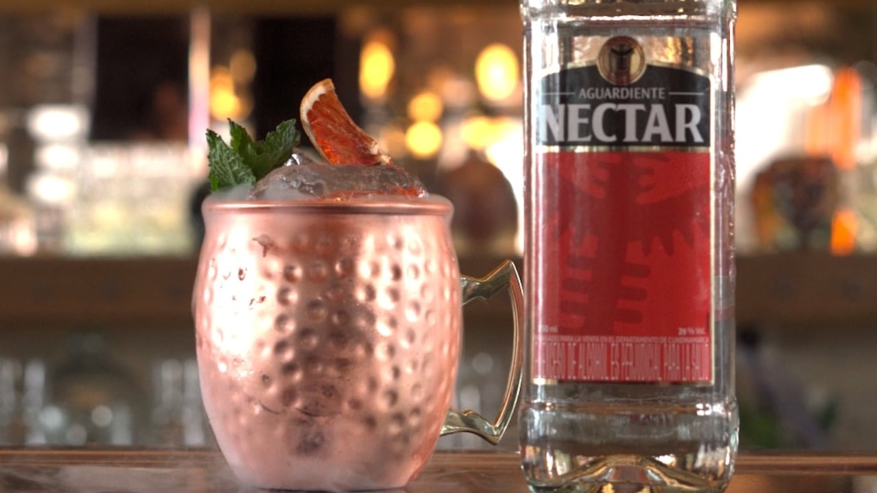 Coctel Guaro Mule. Aguardiente Néctar Campaña "Orgullosos de lo que somos"