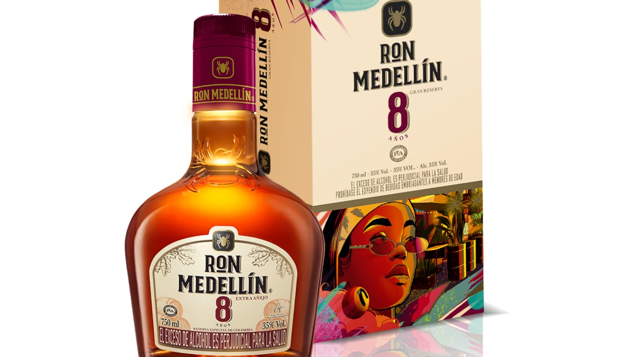 La nueva imagen de Ron Medellín 8 años, inspirada en la cultura urbana de Medellín