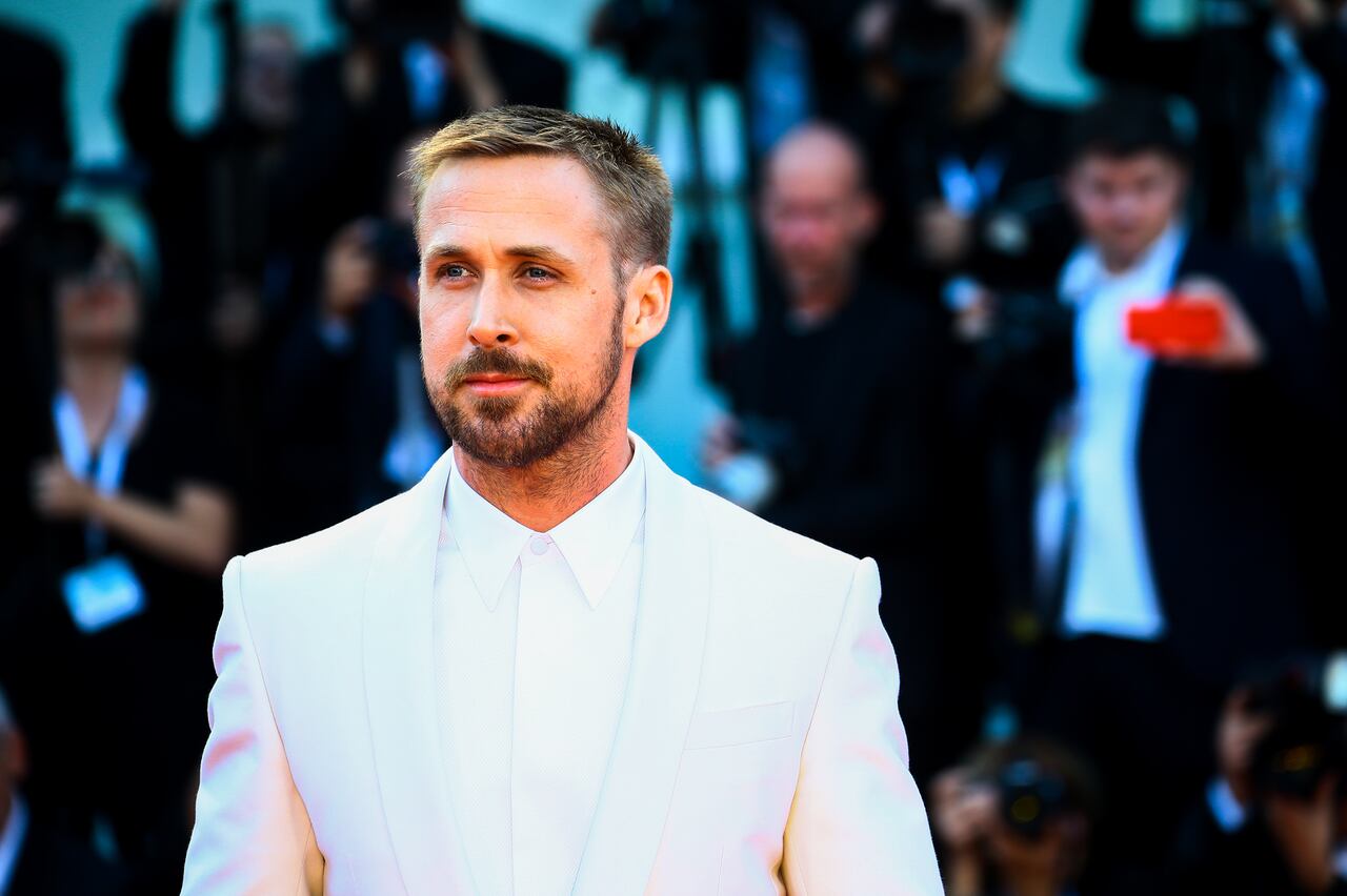 Ryan Gosling walks the red carpet ahead of the opening ceremony and the 'First Man' screening during the 75th Venice Film Festival, in Venice, Italy, on August 29, 2018. (Photo by Matteo Chinellato/NurPhoto via Getty Images)
