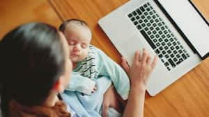 Multitasking mum