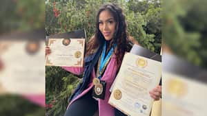 Epa Colombia muestra orgullosa su condecoración. Foto: Instagram @epa_colombia.