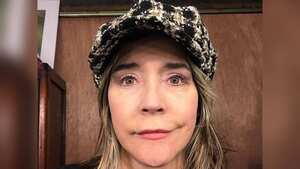 Marcela Valencia, actriz colombiana que pidió ser atendida por urgencias por una cortada en su rostro.