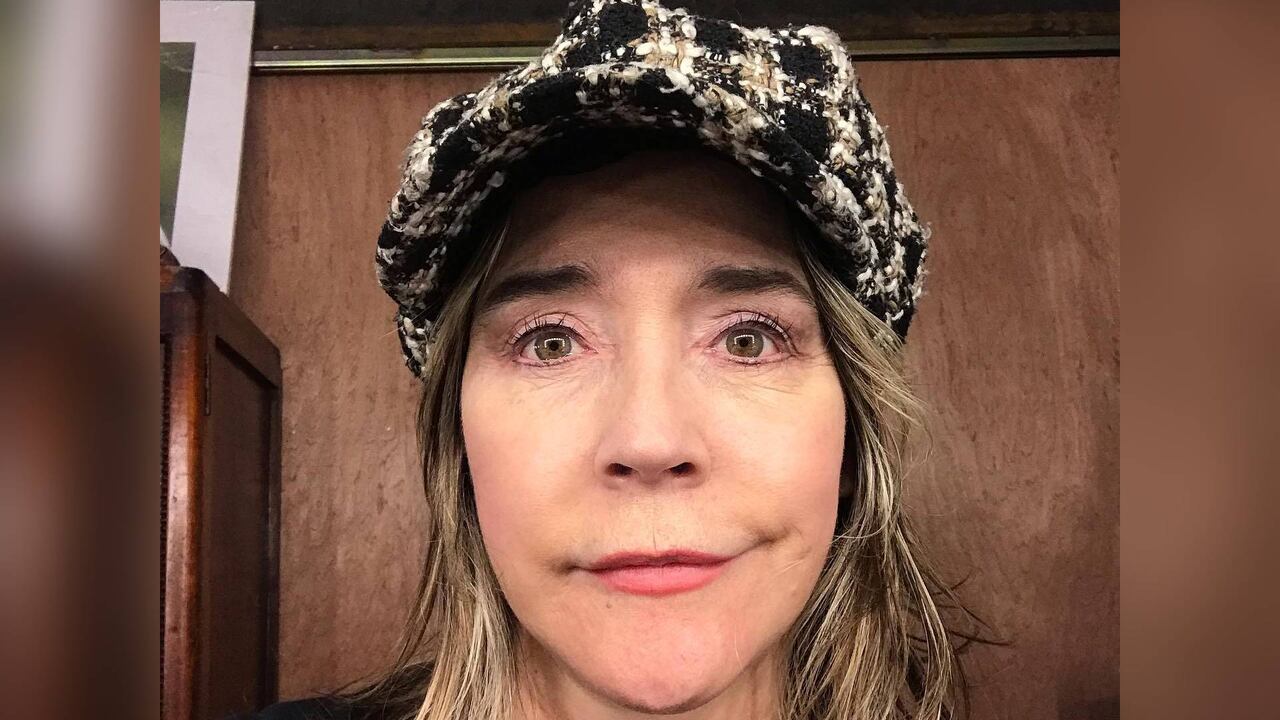 Marcela Valencia, actriz colombiana que pidió ser atendida por urgencias por una cortada en su rostro.