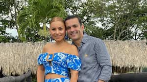 Ana María Escobar junto a su esposo, Juan Diego Alvira.