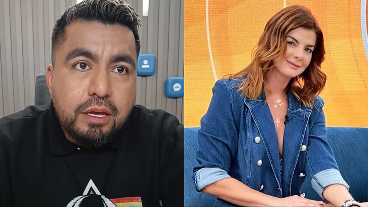 El humorista y la presentadora hace parte del equipo de Día a día. Fotos: Instagram @peretantico - @carolinacruzosorio.