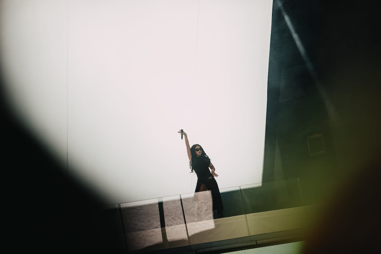 Charli xcx Times Square