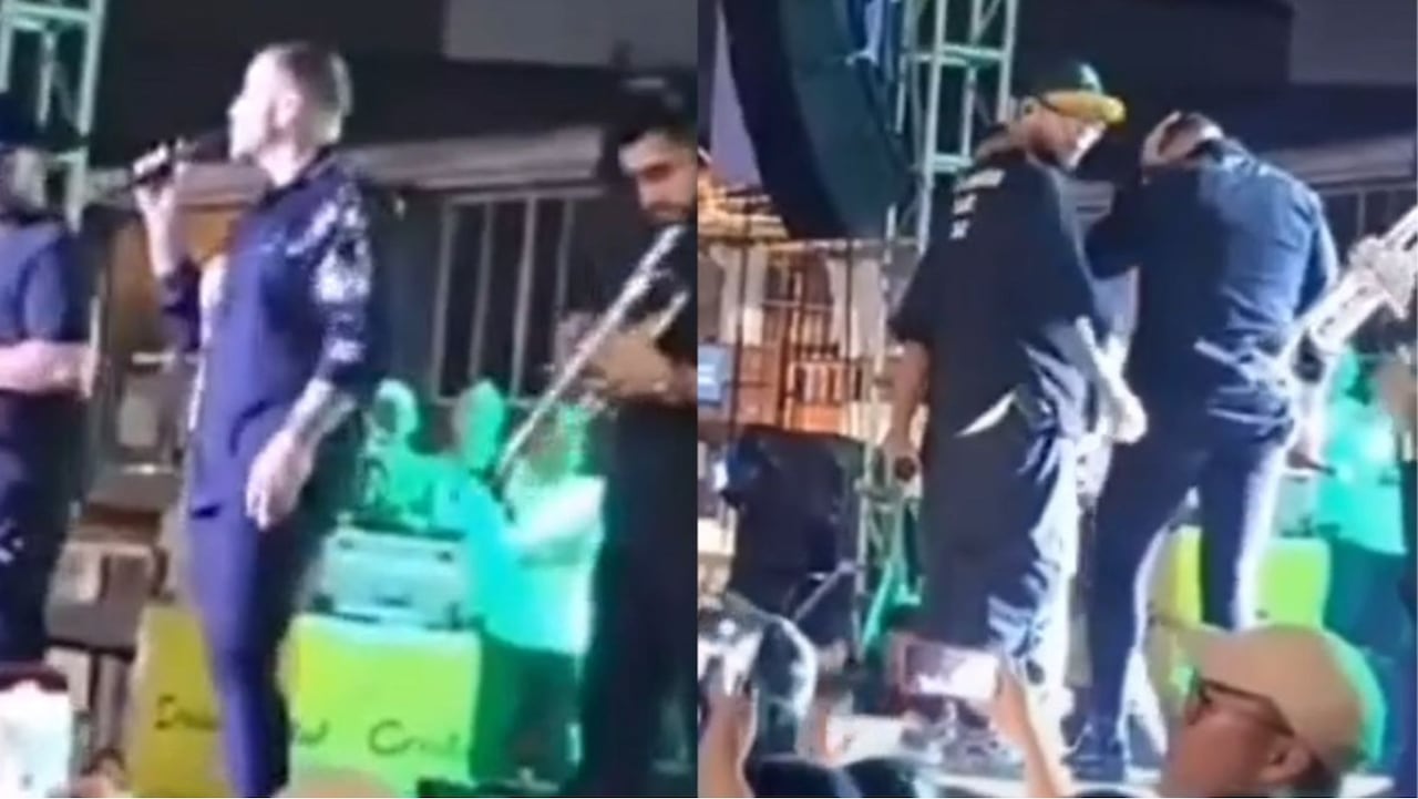 Agreden a Jessi Uribe en pleno show; se tuvo que retirar del escenario
