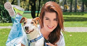 A Dandy, un jack russell terrier, lo conoció cuando empezó a salir con Lincoln Palomeque. Hoy, ella es la dueña de su cariño.