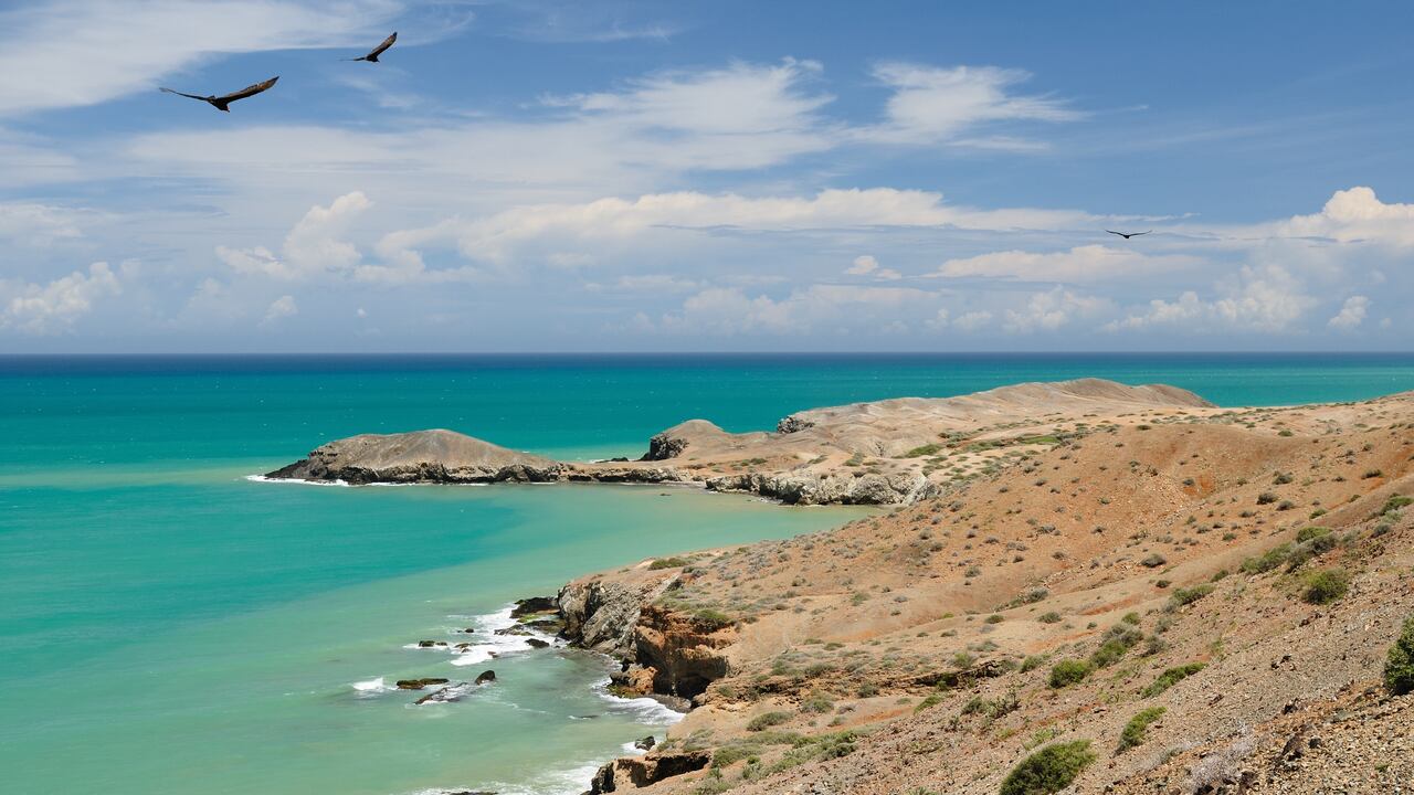 Colombia, beach in La Guajira