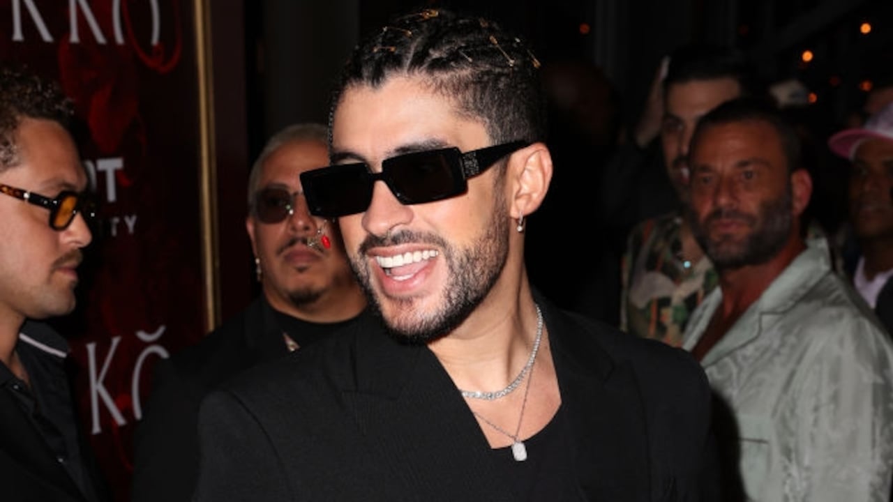 MIAMI, FL - AUGUST 11: Bad Bunny attends the Gekko Miami restaurant grand opening celebration on August 11, 2022 in Miami, Florida. (Photo by Alexander Tamargo/Getty Images)
