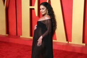 BEVERLY HILLS, CALIFORNIA - MARCH 10: Vanessa Hudgens attends the 2024 Vanity Fair Oscar Party hosted by Radhika Jones at Wallis Annenberg Center for the Performing Arts on March 10, 2024 in Beverly Hills, California. (Photo by Taylor Hill/Getty Images)