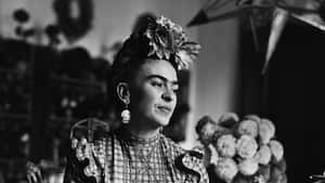 Frida Kahlo (1910-1954), pintora mexicana y esposa de Diego Rivera.