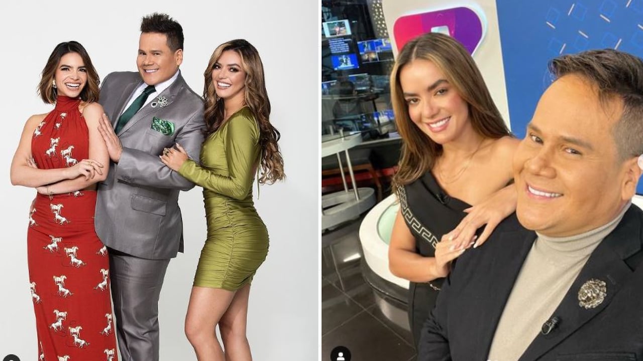 Presentadores del programa Lo sé todo dicen que hay eventos paranormales en el set Foto: Tomada de Instagram @Elianisgarrido y @Arielosorio1