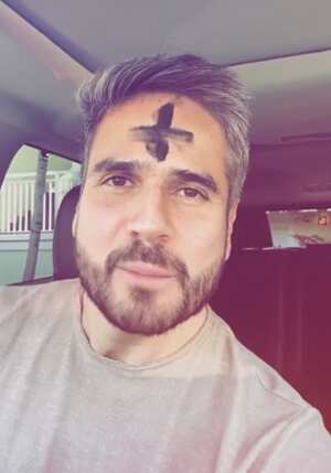 El actor colombiano participó del miércoles de ceniza