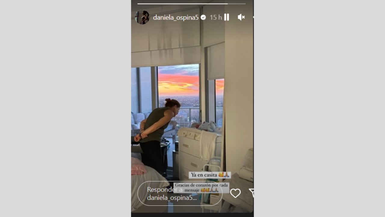 Daniela Ospina y su pequeño bebé
@daniela_ospina5