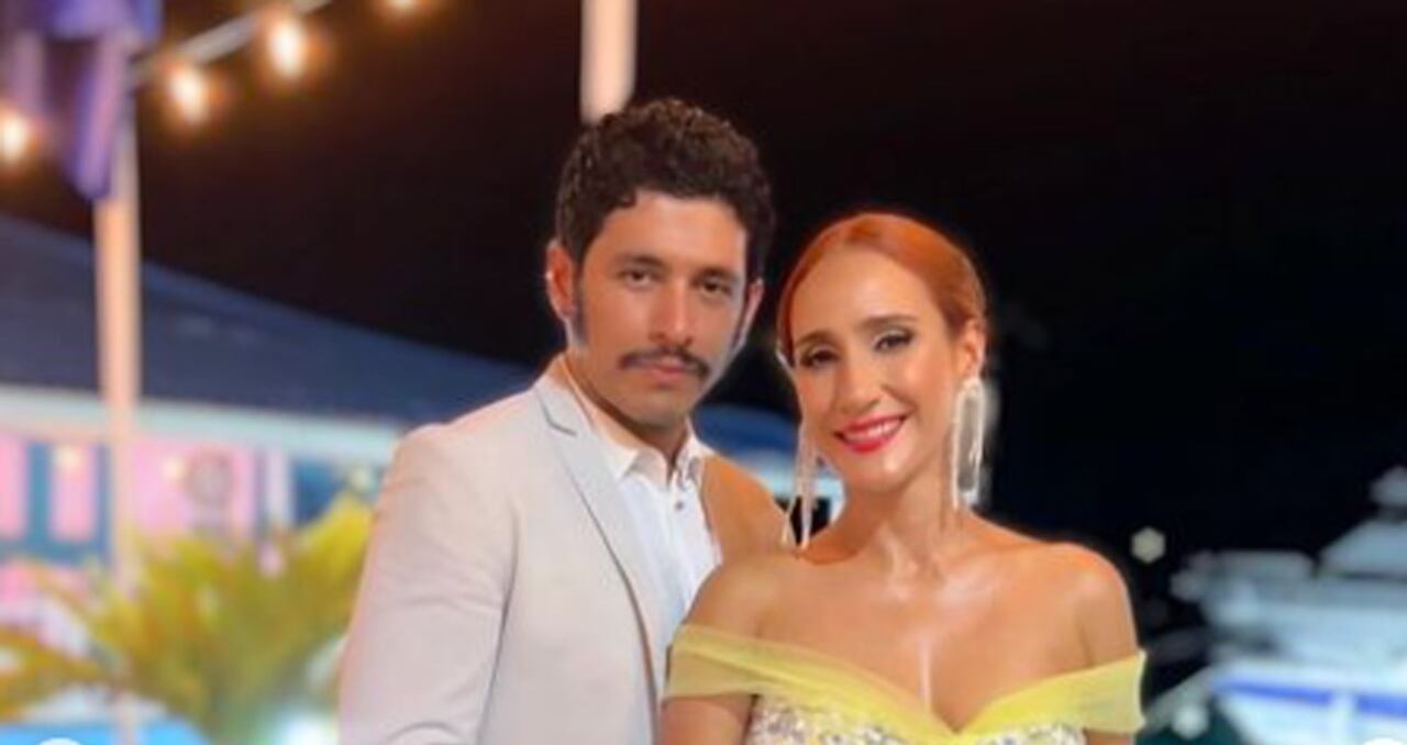 Chichila Navia y Santiago Alarcón - Foto tomada de Instagram @chichilanavia