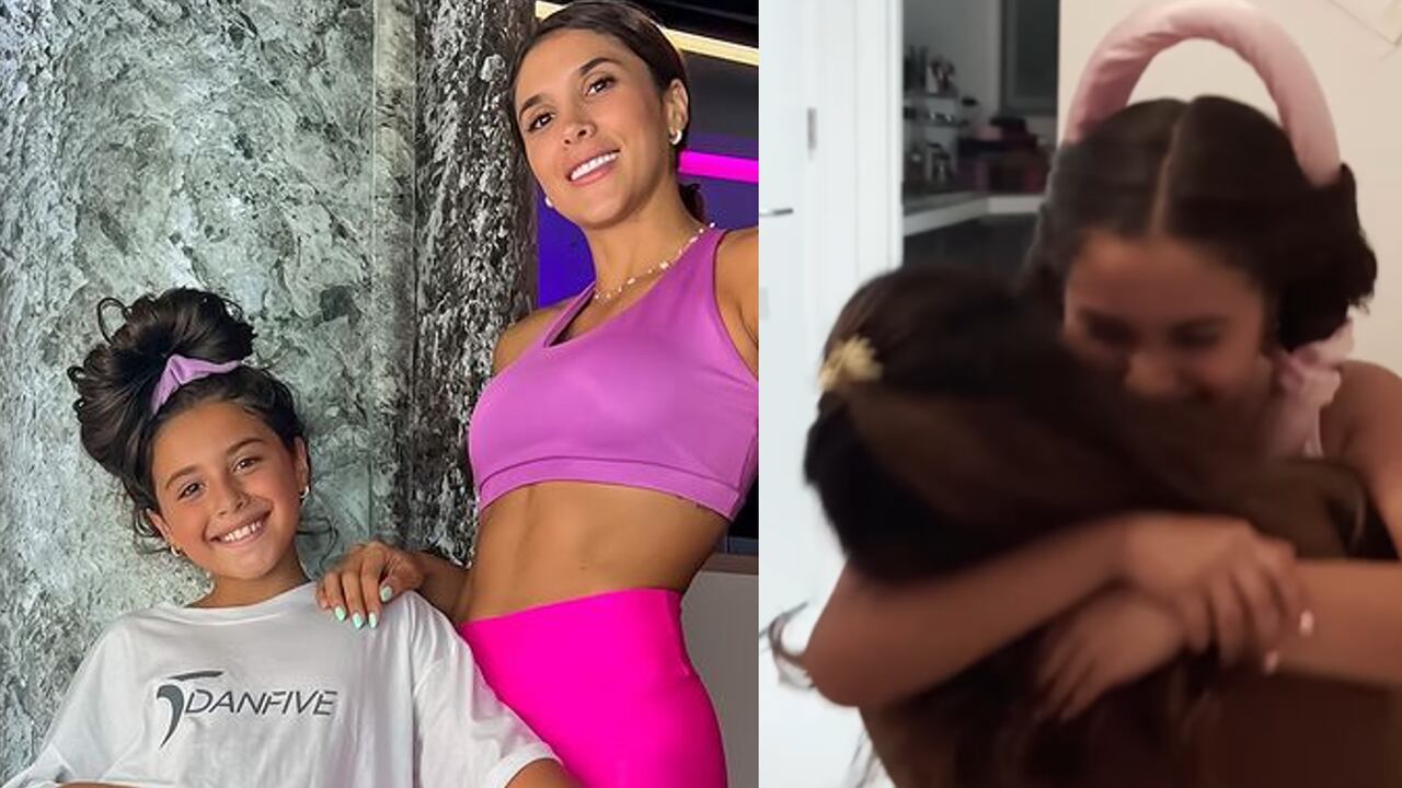 Salomé está feliz con la idea de un hermanito por parte de su madre. Fotos: Instagram @daniela_ospina5.