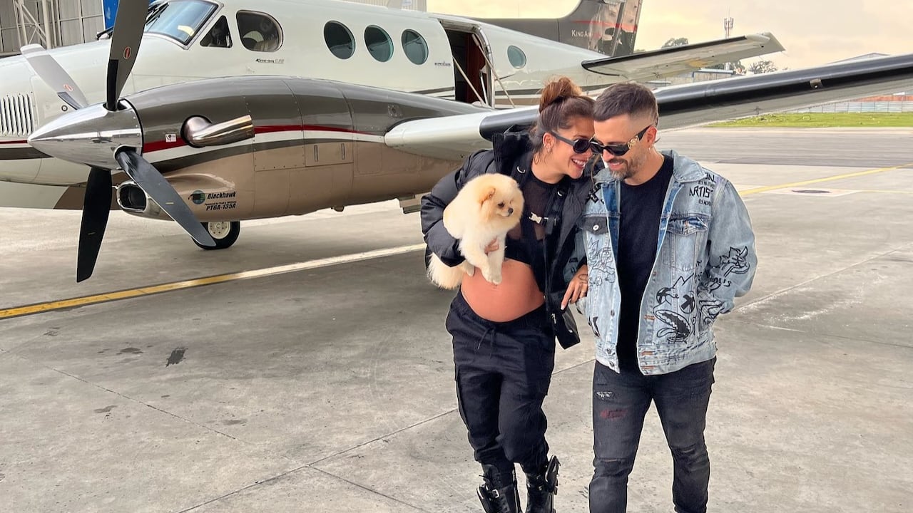 Greeicy y Mike Bahía