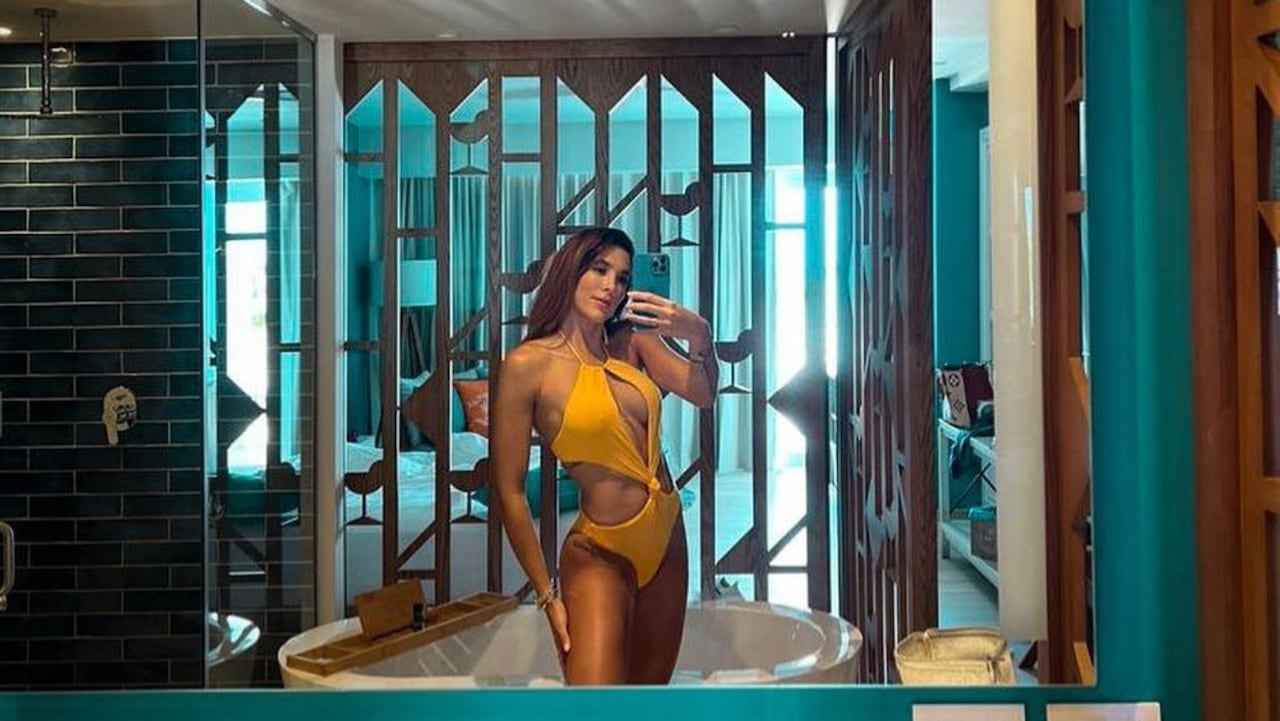 Daniela Ospina se robó las miradas con ajustados trajes deportivos