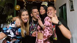 Pipe Bueno y su familia