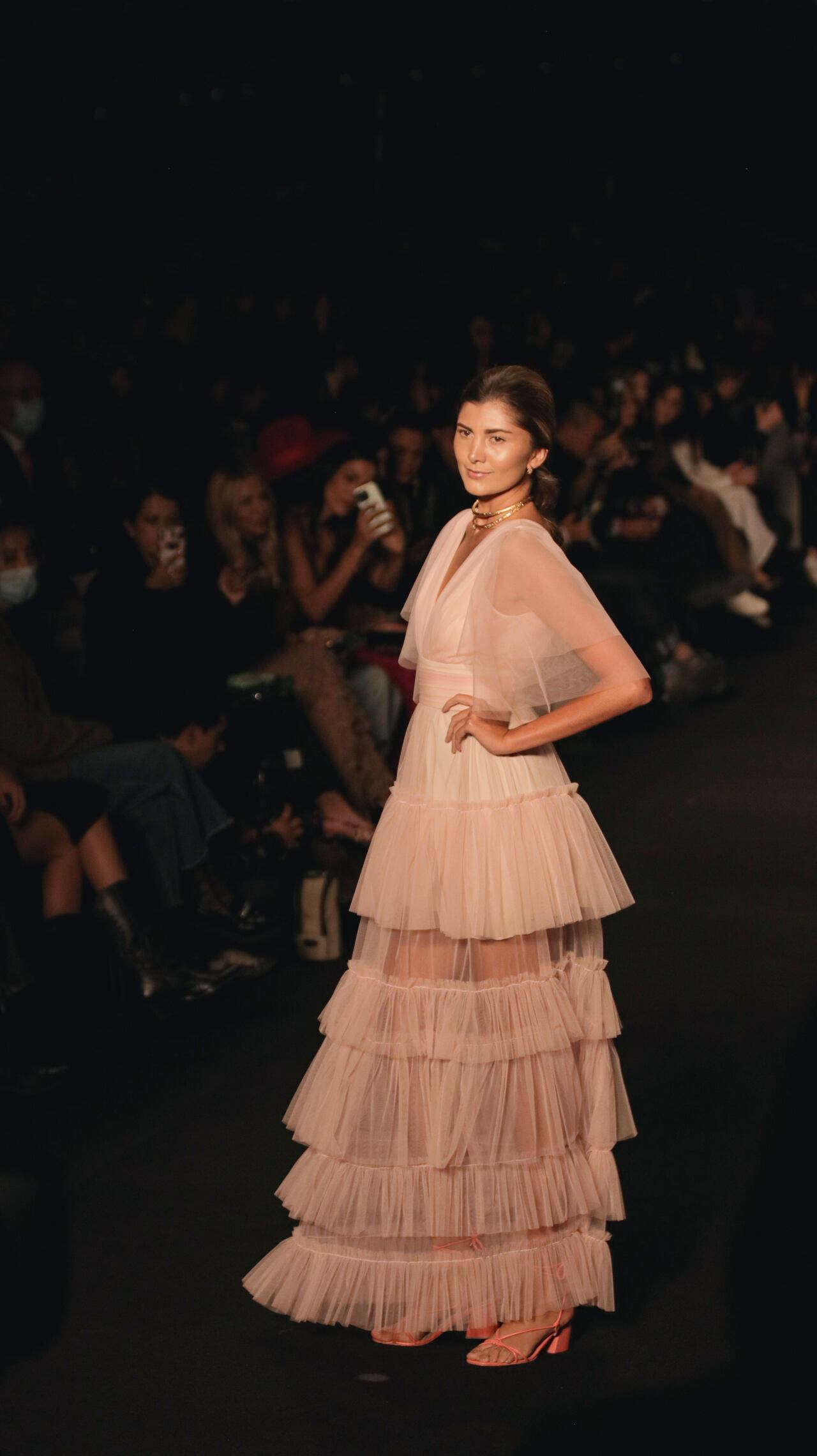 Pasarela Carolina Estefan presentando su colección Paloemango en Bogotá Fashion Week 2022