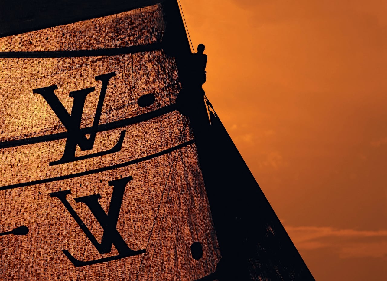 RR2. Artemis Racing (SWE) vs. All4One (GER/FRA). the boats split on the first beat after the start, with Artemis going left. The first cross All4One was two boats lengths ahead. Artemis never recovered. Dubai, United Arab Emirates, November 23rd 2010. Louis Vuitton Trophy Dubai (12 - 27 November 2010) © Sander van der Borch / Artemis Racing